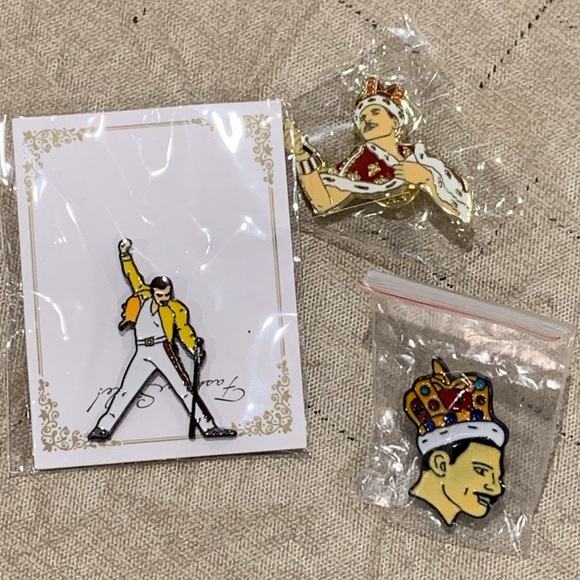 Unbranded Jewelry - Freddie Mercury Pins